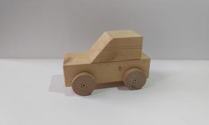 Houten auto - middenbouw